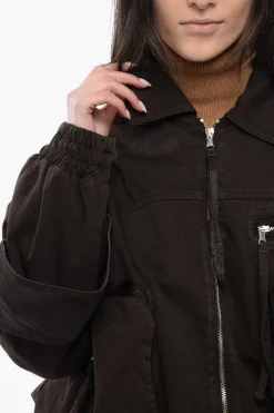 Discount Giubbotto Utility In Cotone con Manche Bishop Donna Giubbotti