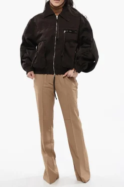 Discount Giubbotto Utility In Cotone con Manche Bishop Donna Giubbotti