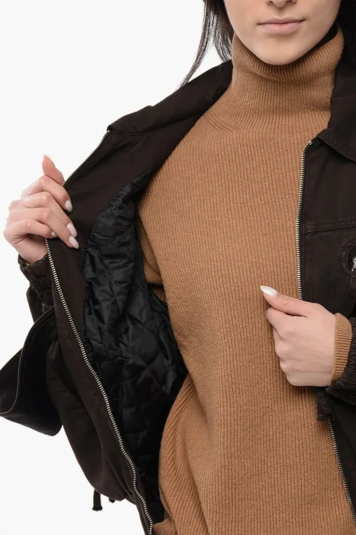 Discount Giubbotto Utility In Cotone con Manche Bishop Donna Giubbotti
