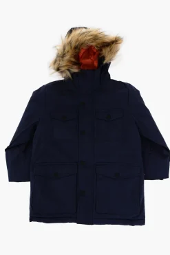 Giubbotto Utility JASTER in Tinta Unita con Dettaglio in Ecopelliccia>Diesel Kids Fashion