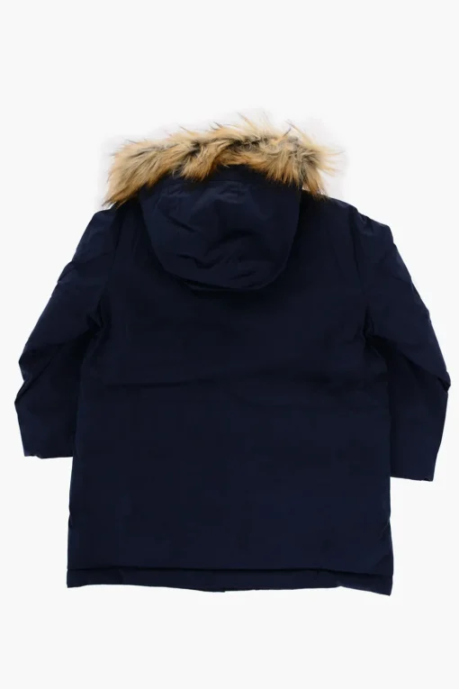 Giubbotto Utility JASTER in Tinta Unita con Dettaglio in Ecopelliccia>Diesel Kids Fashion