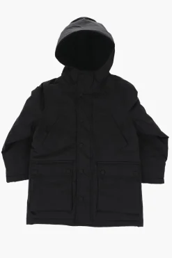 Hot Giubbotto Utility JRIND Imbottito con Cappuccio Bambino Abbigliamento