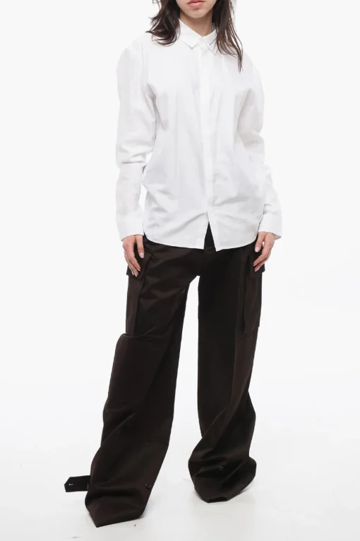 Hot GOLD LINE Camicia MOON in Popeline Jacquard Donna Camicie