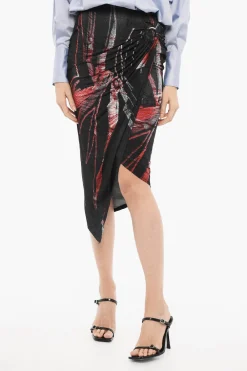 Gonna attillata con Maxi Spacco Laterale>Louisa Ballou Hot