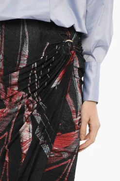 Gonna attillata con Maxi Spacco Laterale></noscript>Louisa Ballou Hot