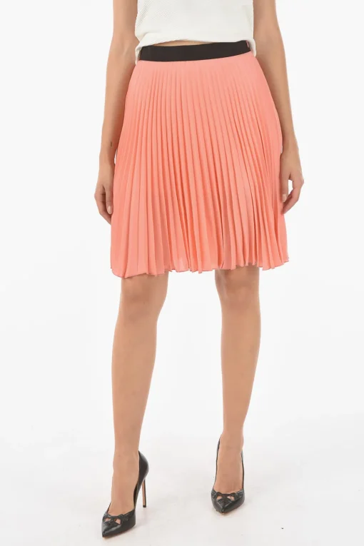 Outlet Gonna CREPE PLISSE' Plissettata con Pantaloncino Donna Gonne