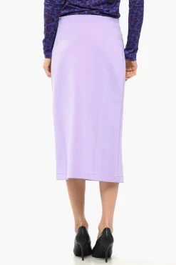 Hot Gonna Dritta Midi con Spacco Donna Gonne