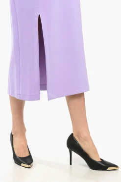 Hot Gonna Dritta Midi con Spacco Donna Gonne