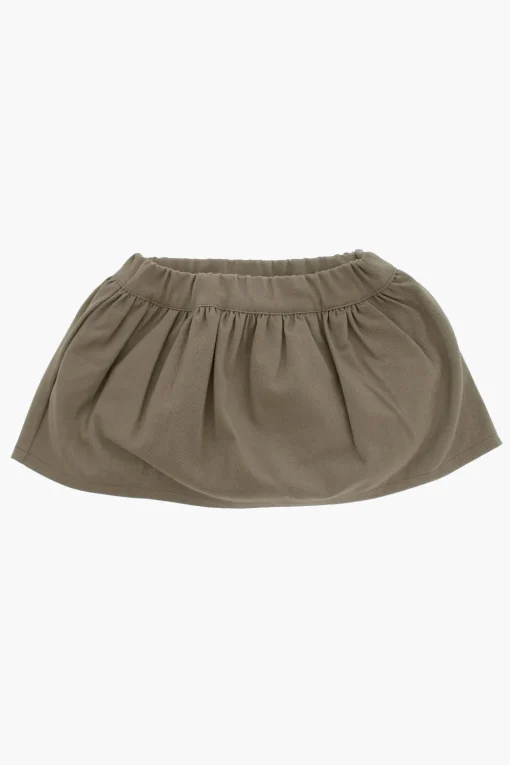 Gonna in Cotone Stretch con Elastico in Vita>Douuod New