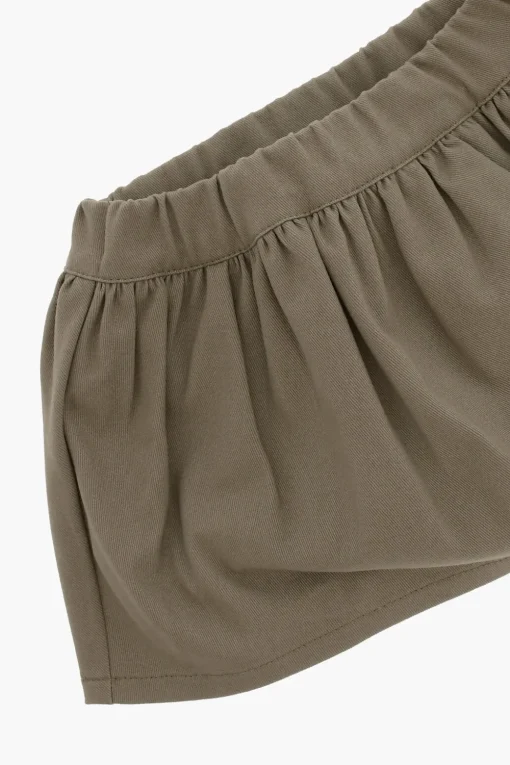 Gonna in Cotone Stretch con Elastico in Vita>Douuod New