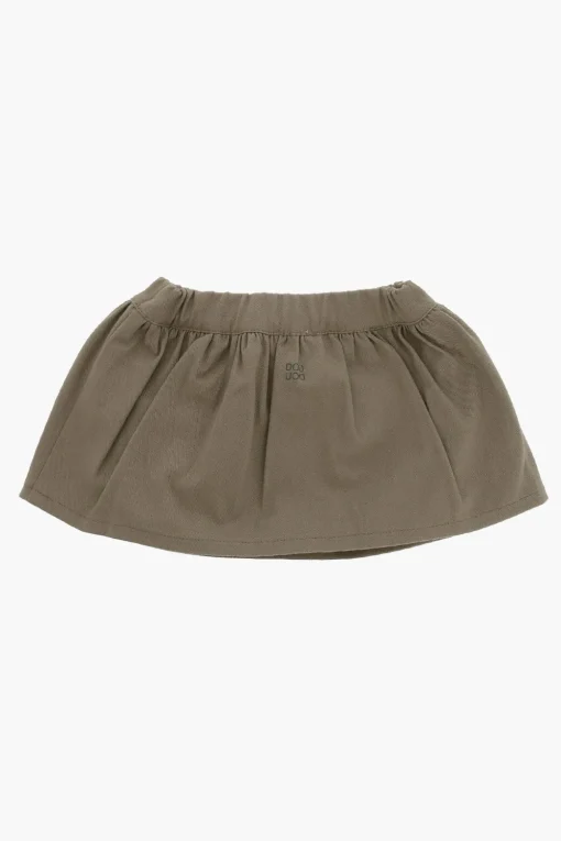 Gonna in Cotone Stretch con Elastico in Vita>Douuod New