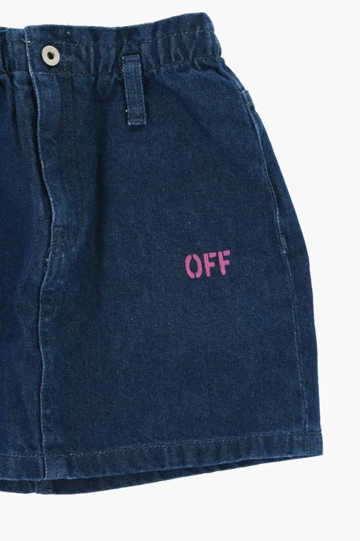 Online Gonna In Denim con Passanti Abbigliamento