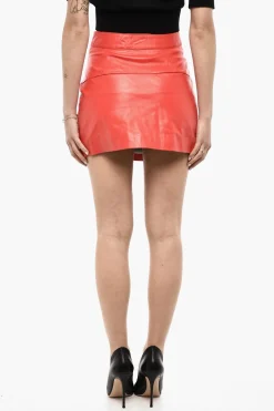 Gonna In Pelle Martellata A Portafoglio>Dsquared2 Online