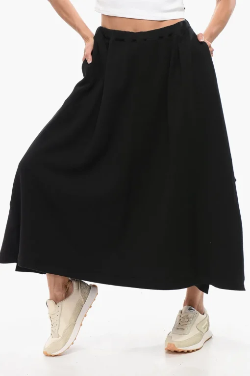 Gonna in Pile Asimmetrica con Pieghe>Yohji Yamamoto New