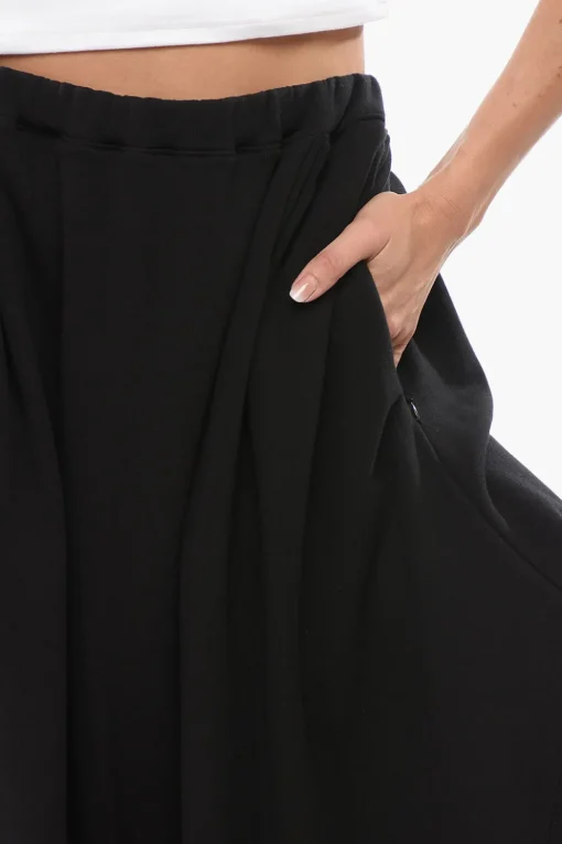 Gonna in Pile Asimmetrica con Pieghe>Yohji Yamamoto New