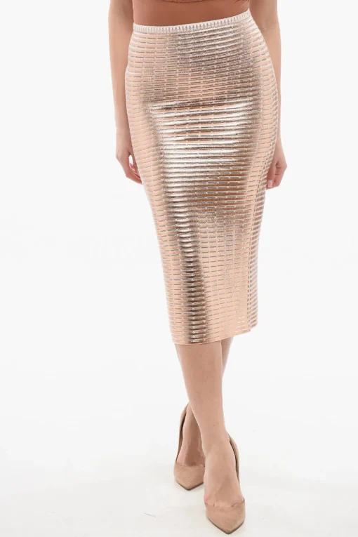Hot Gonna Midi Laminata Donna Gonne