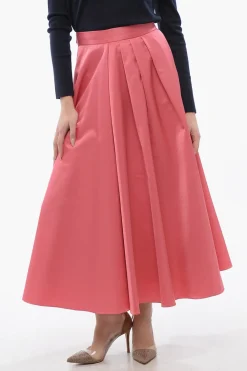 Online Gonna Midi Svasata con Sottoveste Donna Gonne