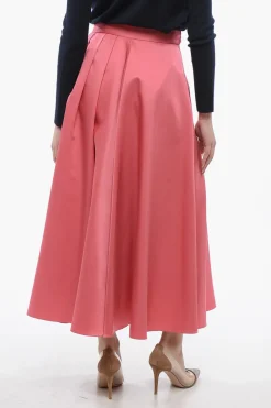 Online Gonna Midi Svasata con Sottoveste Donna Gonne