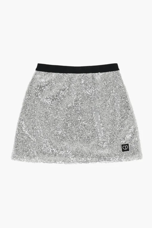 Gonna ODETTE In Paillettes con Banda Elastica Logata>Dior Kids Hot