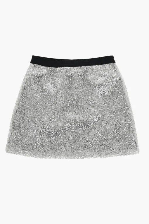 Gonna ODETTE In Paillettes con Banda Elastica Logata>Dior Kids Hot