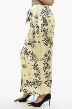 Gonna Pareo NICOLET in Seta Motivo Bandana>Nanushka Sale