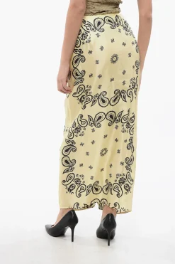 Gonna Pareo NICOLET in Seta Motivo Bandana></noscript>Nanushka Sale