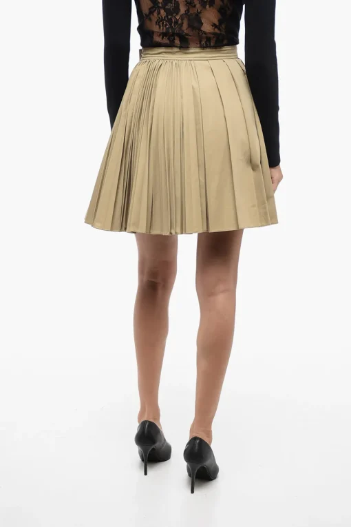Discount Gonna Plissé con Chiusura a Portafoglio Donna Gonne