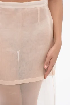 Gonna Sheer in Seta con Strato></noscript>Super Blond Sale