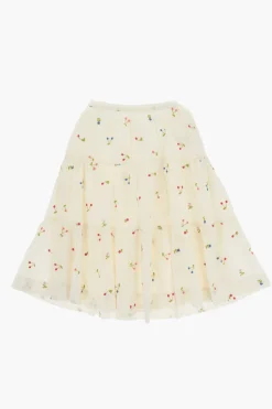 Sale Gonna Svasata JUPE LISE A Balze con Ricami Abbigliamento