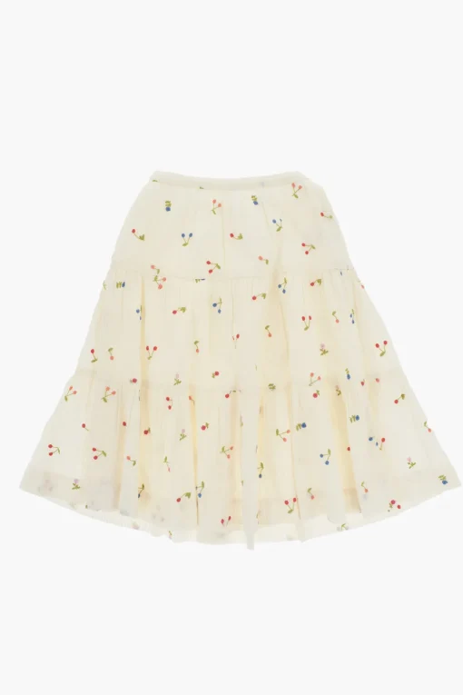 Sale Gonna Svasata JUPE LISE A Balze con Ricami Abbigliamento
