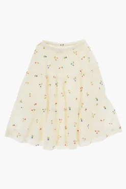 Sale Gonna Svasata JUPE LISE A Balze con Ricami Abbigliamento
