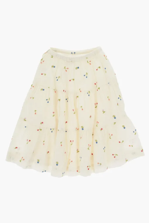 Sale Gonna Svasata JUPE LISE A Balze con Ricami Abbigliamento