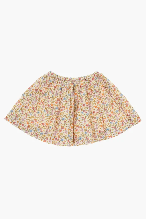 Fashion Gonna Svasata JUPE SUZON A Motivo Floreale Abbigliamento