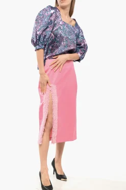 Hot Gonna Tubino HOLLYWOOD con Spacco in Tulle Donna Gonne