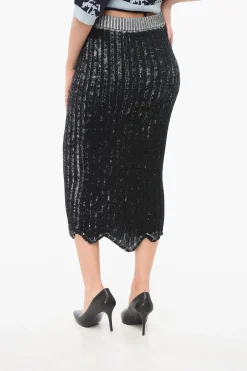 Gonna Tubino in Maglia con Corda>Acne Studios Discount