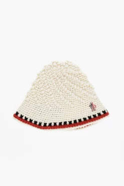 GRENOBLE Cappello Bucket Tricot con Dettagli a Contrasto>Moncler Best