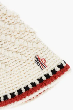 GRENOBLE Cappello Bucket Tricot con Dettagli a Contrasto>Moncler Best