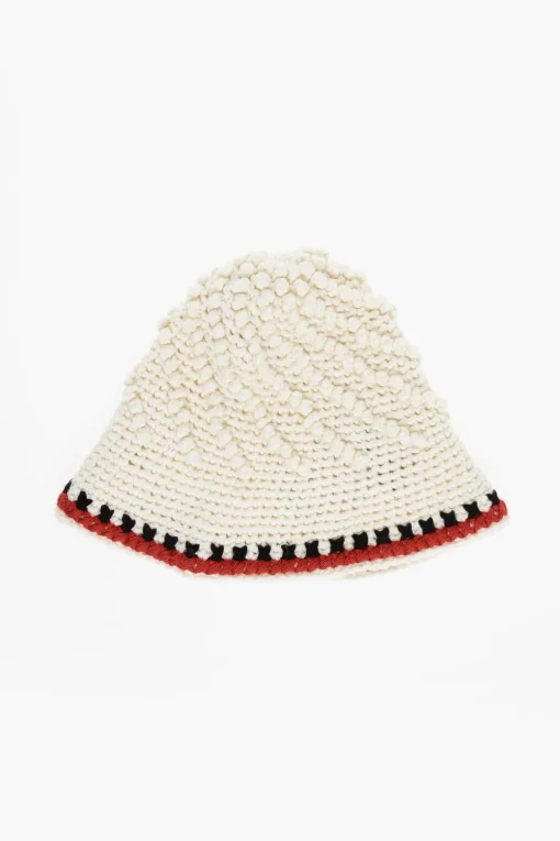 GRENOBLE Cappello Bucket Tricot con Dettagli a Contrasto>Moncler Best
