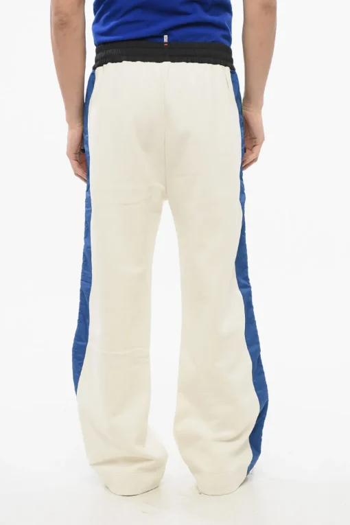 Best GRENOBLE Joggers Felpati con Bande Laterali a Contrasto in Nylon Uomo Pantaloni