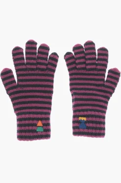 Clearance Guanti Bicolore a Righe Accessori