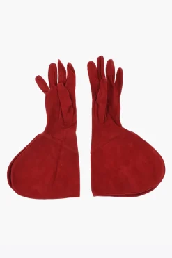 Guanti Gauntlet in Suede>Dsquared2 Outlet