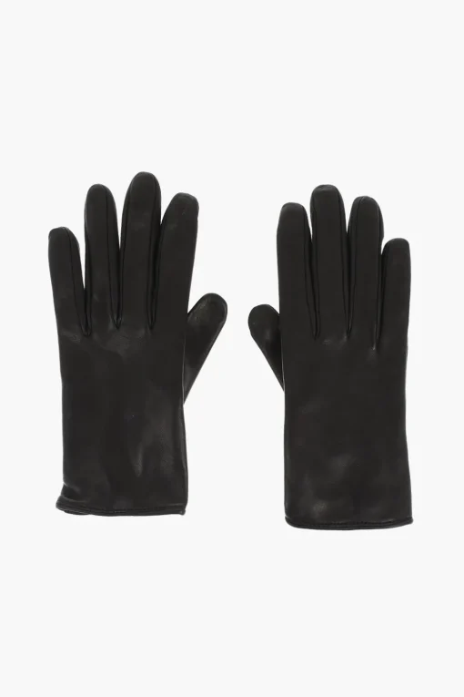 Guanti in Pelle con Anello Incluso ICON>Dsquared2 Outlet