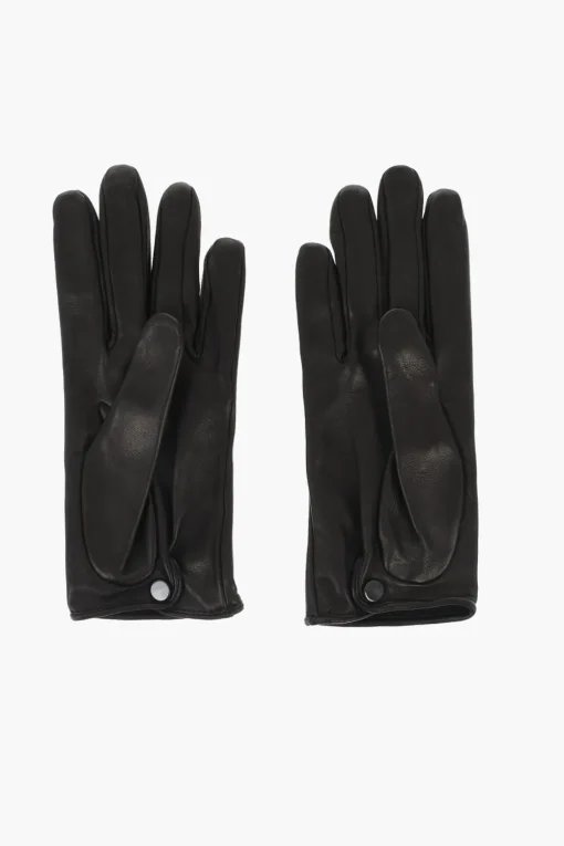 Guanti in Pelle con Anello Incluso ICON>Dsquared2 Outlet