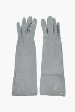 Discount Guanti Opera In Pelle a Tinta unita Donna Guanti