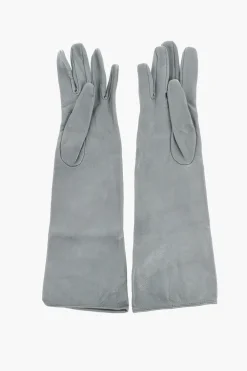 Discount Guanti Opera In Pelle a Tinta unita Donna Guanti