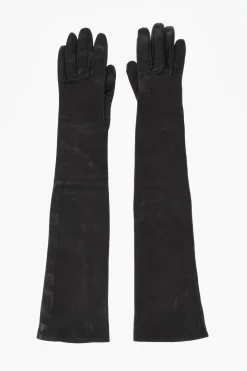 Guanti Warm In Pelle Con Bottoni>Dsquared2 Sale