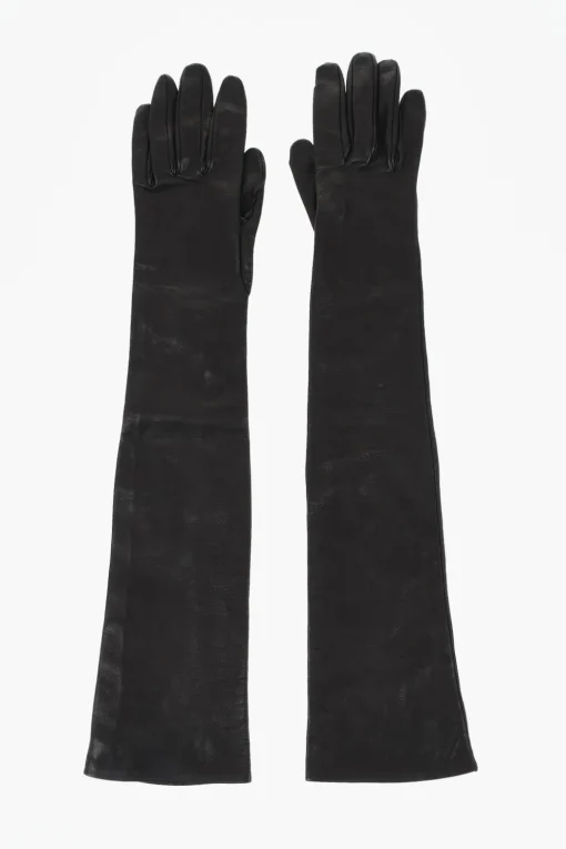 Guanti Warm In Pelle Con Bottoni>Dsquared2 Sale
