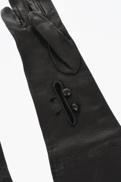 Guanti Warm In Pelle Con Bottoni></noscript>Dsquared2 Sale