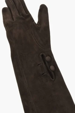 Hot Guanti Warm In Suede a Tinta Unita Donna Guanti