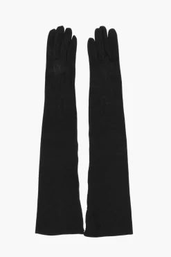 Guanti Warm In Suede con Bottoni>Dsquared2 Hot